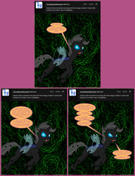 Size: 1330x1730 | Tagged: safe, artist:tdarkchylde, imported from derpibooru, scootaloo, changeling, changelingified, scootaling, tumblr, tumblr comic