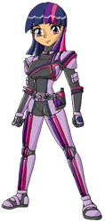 Size: 464x982 | Tagged: safe, artist:eradose, imported from derpibooru, twilight sparkle, human, humanized, kamen rider, kamen rider decade, simple background