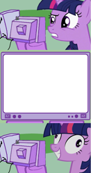 Size: 563x1078 | Tagged: safe, imported from derpibooru, twilight sparkle, pony, exploitable meme, meme, template, tv meme, twilight snapple