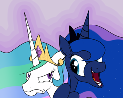 Size: 5000x4000 | Tagged: safe, artist:dappercat-uk, imported from derpibooru, princess celestia, princess luna, duo, sisters