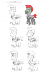 Size: 950x1444 | Tagged: safe, artist:carnifex, imported from derpibooru, crystal pony, pony, concept art, royal guard