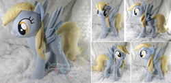 Size: 1634x800 | Tagged: safe, artist:hystree, imported from derpibooru, derpy hooves, pony, irl, photo, plushie, solo