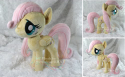 Size: 1300x800 | Tagged: safe, artist:hystree, imported from derpibooru, fluttershy, pony, female, filly, irl, photo, plushie, solo