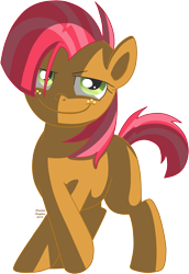 Size: 925x1344 | Tagged: safe, artist:arastane-siryphia, imported from derpibooru, babs seed, earth pony, pony, female, simple background, smiling, smirk, smug, solo, transparent background