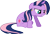 Size: 2002x1359 | Tagged: safe, artist:cupcakescankill, imported from derpibooru, fluttershy, twilight sparkle, daughter, dragon ball, dragon ball z, female, flutterlight, frustrated, fusion, potara, simple background, transparent background, vector