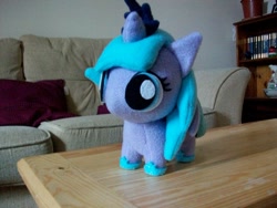Size: 900x675 | Tagged: safe, artist:lunaisbestestpony, imported from derpibooru, princess luna, pony, chibi, cute, female, filly, irl, photo, plushie, solo, woona