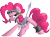 Size: 3153x2364 | Tagged: safe, artist:itchykitchy, artist:ratchethun, imported from derpibooru, pinkie pie, pony, armor, female, simple background, solo, sword, transparent background, vector