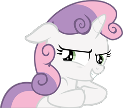 Size: 2110x1865 | Tagged: safe, artist:theirishbronyx, imported from derpibooru, sweetie belle, sleepless in ponyville, grin, simple background, transparent background, vector