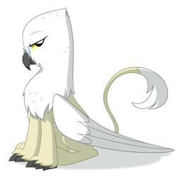 Size: 2300x2300 | Tagged: safe, artist:equestria-prevails, imported from derpibooru, oc, oc only, oc:sharp wit, griffon, owl griffon, simple background, solo, transparent background