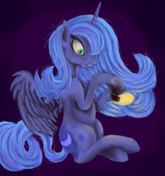 Size: 900x963 | Tagged: safe, artist:sb, imported from derpibooru, princess luna, alicorn, pony, female, mare, s1 luna, sitting, solo, surprised