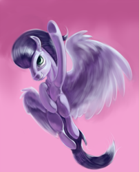 Size: 809x1000 | Tagged: safe, artist:sb, imported from derpibooru, soarin', pegasus, pony, action pose, flying, male, solo, spread wings, stallion, wings