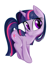 Size: 700x900 | Tagged: safe, artist:ewreapples, imported from derpibooru, twilight sparkle, pony, unicorn, cute, female, heart eyes, mare, simple background, smiling, solo, transparent background, twiabetes, wingding eyes