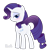 Size: 2000x2000 | Tagged: safe, artist:bluedrg19, imported from derpibooru, rarity, pony, unicorn, bedroom eyes, blushing, butt, female, high res, looking at you, mare, plot, rear view, rearity, simple background, solo, transparent background, vector