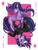 Size: 648x864 | Tagged: safe, artist:hinoraito, imported from derpibooru, twilight sparkle, pony, unicorn, bandage, female, future twilight, mare, self ponidox, solo, unicorn twilight