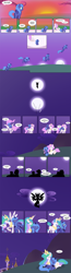 Size: 1188x4586 | Tagged: safe, artist:egophiliac, imported from derpibooru, princess celestia, princess luna, alicorn, pony, canterlot, cheering, comic, crown, cuddling, cute, cutie mark, dialogue, duo, eyes closed, feels, female, filly, flapping, flying, foal, frown, glare, gritted teeth, hiding, jewelry, lidded eyes, looking up, luna riding celestia, lunabetes, magic, mare, moon, moon work, open mouth, pink-mane celestia, ponies riding ponies, prone, raised hoof, raising the moon, regalia, riding, royal sisters, s1 luna, sad, sibling love, siblings, silhouette, sisterly love, sisters, sitting, smiling, speech bubble, spread wings, sun, sunset, sweat, sweatdrop, teasing, tired, wings, woona, younger