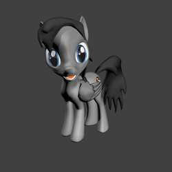 Size: 960x960 | Tagged: safe, artist:keena, artist:keenapony, imported from derpibooru, oc, oc only, oc:dataanti, pegasus, pony, 3d, male, simple background, solo, stallion