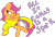 Size: 520x350 | Tagged: safe, artist:cotton, imported from derpibooru, scootaloo, pegasus, pony, clothes, female, filly, god tier, god tiers, hero of sparks, homestuck, simple background, solo, transparent background