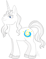 Size: 652x842 | Tagged: safe, artist:cartoonlion, imported from derpibooru, star swirl the bearded, pony, unicorn, male, simple background, solo, stallion, unshorn fetlocks, white background