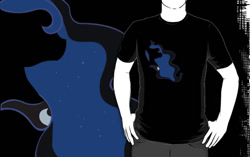 Size: 556x350 | Tagged: safe, artist:animayhem, imported from derpibooru, princess luna, alicorn, pony, animayhem, clothes, female, mane, mare, minimalist, modern art, princess, redbubble, shirt