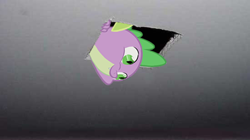 Size: 550x307 | Tagged: artist needed, safe, imported from derpibooru, spike, dragon, ceiling pony, irl, male, photo, solo