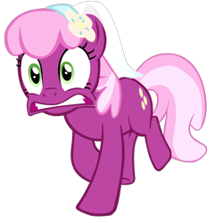 Size: 4000x4000 | Tagged: safe, artist:kaczyyy, imported from derpibooru, cheerilee, earth pony, pony, hearts and hooves day (episode), absurd resolution, female, gritted teeth, hearts and hooves day, mare, running, simple background, solo, transparent background, vector, veil