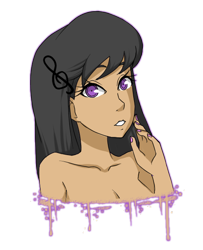 Size: 480x590 | Tagged: safe, artist:ssenarrya, imported from derpibooru, octavia melody, human, bare shoulders, female, humanized, simple background, solo, transparent background