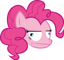 Size: 567x535 | Tagged: safe, artist:alisonwonderland1951, imported from derpibooru, pinkie pie, earth pony, pony, female, mare, me gusta, meme, rage face, simple background, solo, transparent background