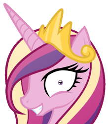 Size: 516x588 | Tagged: artist needed, safe, imported from derpibooru, princess cadance, alicorn, pony, decadence, female, mare, rapeface, simple background, solo, white background