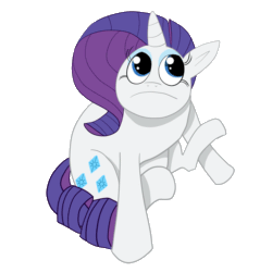 Size: 600x600 | Tagged: safe, artist:klondike, imported from derpibooru, rarity, dog, pony, unicorn, animated, female, gif, mare, meme, oh you, oh you dog, rerity, simple background, solo, transparent background