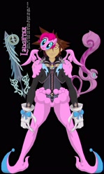 Size: 1511x2543 | Tagged: safe, artist:terry, imported from derpibooru, pinkie pie, human, costume, crossover, disney, female, kingdom hearts, solo, sora