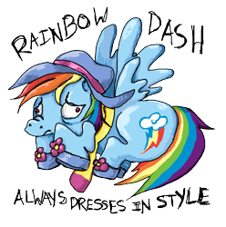 Size: 800x805 | Tagged: safe, artist:hayhedgehoghay, imported from derpibooru, rainbow dash, pegasus, pony, clothes, curled up, female, hat, mare, rainbow dash always dresses in style, shoes, simple background, solo, transparent background