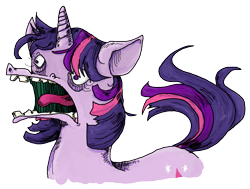 Size: 1047x793 | Tagged: safe, artist:hayhedgehoghay, imported from derpibooru, twilight sparkle, pony, unicorn, female, mare, open mouth, shocked, simple background, solo, transparent background