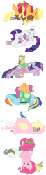 Size: 1250x4726 | Tagged: dead source, safe, artist:kumkrum, imported from derpibooru, angel bunny, apple bloom, applejack, fluttershy, gummy, opalescence, owlowiscious, peewee, pinkie pie, pound cake, pumpkin cake, rainbow dash, rarity, scootaloo, spike, sweetie belle, tank, twilight sparkle, winona, alligator, bird, blue jay, cat, dog, dragon, earth pony, ferret, mouse, owl, pegasus, phoenix, pony, rabbit, reptile, tortoise, unicorn, adorabloom, angelbetes, applelove, awwlowiscious, brother and sister, cake twins, colt, cuddle puddle, cuddling, cute, cutealoo, cutie mark crusaders, dashabetes, diapinkes, diasweetes, eyes closed, fangs, female, filly, floating, floppy ears, gummybetes, hug, jackabetes, magic, male, mama twilight, mane seven, mane six, mare, mother and son, on back, on side, opalbetes, owlabetes, peeweebetes, phoenix chick, pinkie being pinkie, pinkie physics, poundabetes, prone, pumpkinbetes, raribetes, scootalove, shyabetes, siblings, side, simple background, sisters, sleeping, smiling, snuggling, spikabetes, spike's family, spikelove, sweetielove, tankabetes, telekinesis, transparent background, twiabetes, underhoof, unicorn twilight, upside down, wall of tags, winonabetes