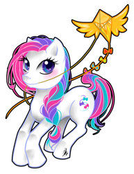 Size: 600x776 | Tagged: safe, artist:ladyamaltea, imported from derpibooru, bow tie (g3), bowtie (g3), earth pony, pony, female, g3, g3 to g4, g4, generation leap, kite, mare, mouth hold, simple background, solo, transparent background