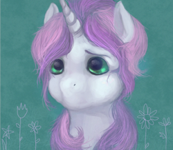 Size: 800x696 | Tagged: safe, artist:elkaart, imported from derpibooru, sweetie belle, pony, unicorn, abstract background, female, filly, solo