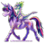 Size: 600x587 | Tagged: safe, artist:foervraengd, imported from derpibooru, spike, twilight sparkle, dragon, pony, unicorn, dragons riding ponies, female, male, mare, outline, realistic, riding, simple background, spike riding twilight, transparent background, walking