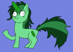 Size: 814x586 | Tagged: artist needed, source needed, useless source url, safe, imported from derpibooru, oc, oc only, pony, unicorn, original character do not steal, pickle, pickle surprise, simple background, solo, wide eyes