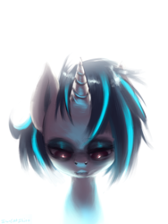 Size: 1200x1600 | Tagged: safe, artist:swaetshrit, imported from derpibooru, dj pon-3, vinyl scratch, pony, unicorn, solo