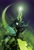 Size: 2160x3200 | Tagged: safe, artist:equestria-prevails, imported from derpibooru, queen chrysalis, changeling, changeling queen, badass, be prepared, crossover, female, glowing, glowing horn, high res, horn, magic, moon, moonlight, open mouth, raised hoof, smiling, solo, standing, the lion king