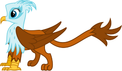 Size: 6000x3473 | Tagged: safe, artist:ambassad0r, imported from derpibooru, oc, oc only, unnamed oc, griffon, griffon oc, non-pony oc, profile, simple background, transparent background, vector