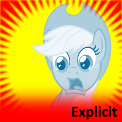 Size: 250x250 | Tagged: safe, imported from derpibooru, applejack, earth pony, pony, female, frown, implied explicit, mare, meta, meta:explicit, needs more saturation, official spoiler image, open mouth, shocked, solo, spoilered image joke, surprised, wide eyes