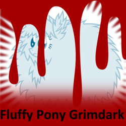 Size: 250x250 | Tagged: safe, imported from derpibooru, fluffy pony, blood, fluffy pony grimdark, meta, meta:fluffy pony grimdark, official spoiler image, spoilered image joke