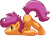 Size: 433x312 | Tagged: safe, artist:fizzy-dog, imported from derpibooru, scootaloo, pegasus, pony, face down ass up, female, filly, looking back, scootie belle, scooting, simple background, solo, transparent background