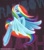 Size: 529x605 | Tagged: dead source, safe, artist:sugarsongart, imported from derpibooru, rainbow dash, pegasus, pony, female, solo