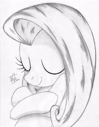 Size: 2541x3261 | Tagged: safe, artist:bronyfang, imported from derpibooru, fluttershy, hurricane fluttershy, covering, high res, sketch