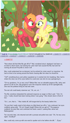 Size: 599x1042 | Tagged: safe, artist:thephoebster, imported from derpibooru, big macintosh, fluttershy, earth pony, pony, 4chan, 4chan screencap, colt, filly, fluttermac, male, shipping, stallion, straight