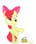 Size: 4577x5570 | Tagged: safe, artist:kurosakisoarin, imported from derpibooru, apple bloom, absurd resolution, cider, dizzy, drunk, drunk filly, drunker bloom, simple background, transparent background, underaged drinking, vector