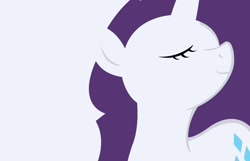 Size: 1400x900 | Tagged: safe, artist:snipitychamp, imported from derpibooru, rarity, pony, unicorn, cutie mark, female, horn, lineless, mare, minimalist, modern art, simple background, solo, wallpaper