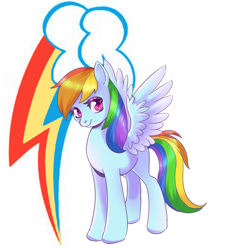 Size: 800x800 | Tagged: safe, artist:hylianguardians, imported from derpibooru, rainbow dash, pony, cutie mark, female, solo