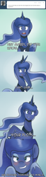 Size: 1000x3804 | Tagged: safe, imported from derpibooru, princess luna, pony, ask gamer luna, gamer luna, butt, comic, female, plot, solo